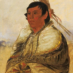 Ni-a-co-mo, Fix With the Foot, a Brave, 1830. Creator: George Catlin
