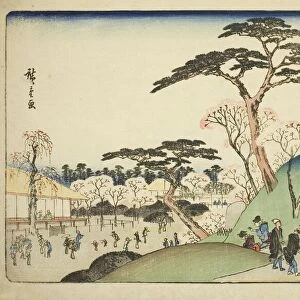 Nippori, from the series "Famous Places in the Eastern Capital (Toto meisho)", c. 1835/38. Creator: Ando Hiroshige. Nippori, from the series "Famous Places in the Eastern Capital (Toto meisho)", c. 1835/38. Creator: Ando Hiroshige