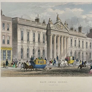 North view of East India House, Leadenhall Street, City of London, 1850