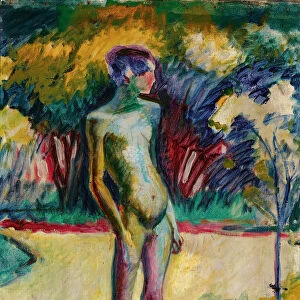 Nude Boy in the garden of Nyerges, c. 1909