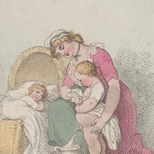 The Nursery, 1799?. 1799?. Creator: Thomas Rowlandson