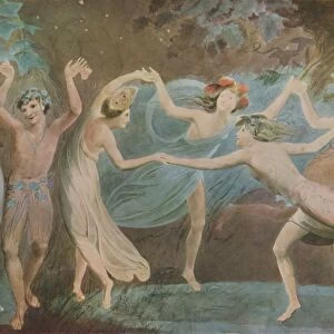 Oberon, Titania and Puck with Fairies dancing, 1786. Artist: William Blake
