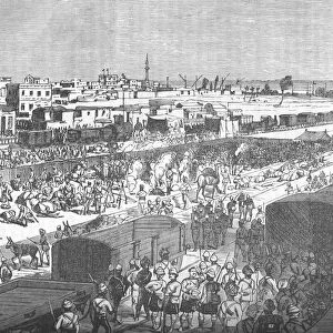 Occupation of Zagazig, after the Battle of Tel-El-Kebir, c1882