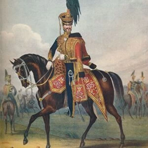 Officer of the 10th (the Prince of Waless Own) Royal Regiment of Hussars, 19th century (1909). Artists: Ralph Nevill, L Mansion,s Eschauzier