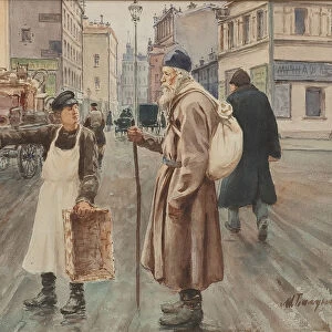 An Old Pilgrim. Artist: Balunin, MiKhail Abramovich (1875-1939?)