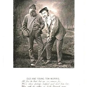 Old and Young Tom Morris, c1870