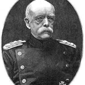Otto von Bismark, 19th century German statesman, (1900). Artist: Loescher and Petsch