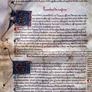 Page 47 of Canconer Gil, songbook of the mid-14th century that brings together