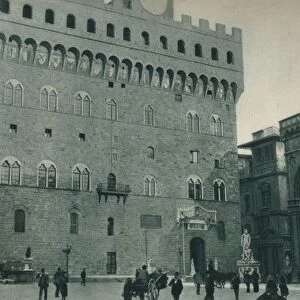Palazzo Vecchio, Piazza della Signoria, Florence, Italy, 1927. Artist: Eugen Poppel