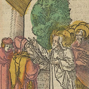 Parable of the Pharisees and the Tax-Collector, from Das Plenarium, 1517