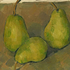 Three Pears, 1878 / 1879. Creator: Paul Cezanne