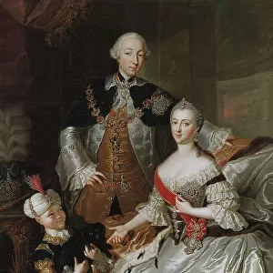 Peter III and Catherine II of Russia, 1756. Creator: Anna Rosina de Gasc