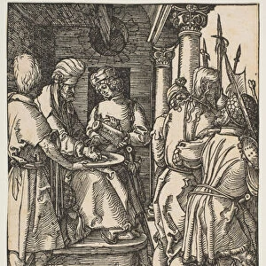 Pilate Washing His Hands, from The Small Passion, ca. 1509. Creator: Albrecht Durer