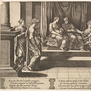 Plate 3: Psyches two sisters are married to kings, from The Fable of Psyche, 1530-60