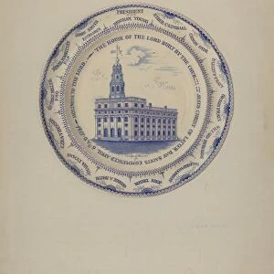 Plate, c. 1938. Creator: John Koehl