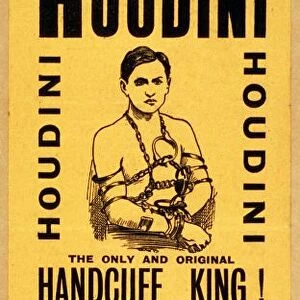 Playbill for appearance by Houdini at Palace Theatre, Halifax, pub. 1903 (lithograph)