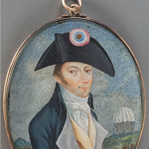 Portrait of Andre-Jacques Garnerin (1769-1823), Late 18th cent
