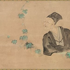 Portrait of Basho, 1700s. Creator: Ichijun (Japanese, active 1700s)