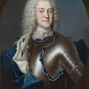Portrait of Christian Ludwig II, (1683-1756) Duke of Mecklenburg, 1731-1732. Artist: Weissmann, Georg (1706-1760)
