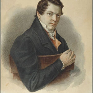 Portrait of Decembrist Mikhail Naryshkin (1798-1863), 1832. Artist: Bestuzhev, Nikolai Alexandrovich (1791-1855)