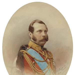 Portrait of Emperor Alexander II (1818-1881), 1864