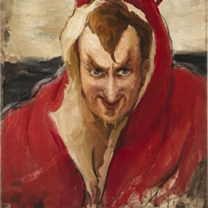 Portrait of Grigory Grigoryevich Ge (1867-1942) as Mephistopheles, 1890s