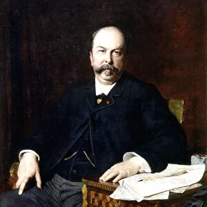 Portrait of Henri Meilhac, 1885. Artist: Jules Elie Delaunay