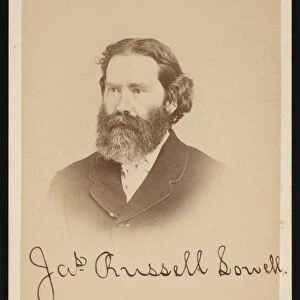 Portrait of James Russell Lowell (1819-1891), Circa 1870s. Creator: Purdy & Frear