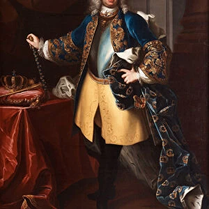 Portrait of King Frederick I of Sweden (1676-1751), ca 1730