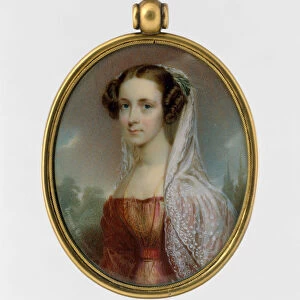 Portrait of a Lady, ca. 1827. Creators: Henry Inman, Thomas Seir Cummings