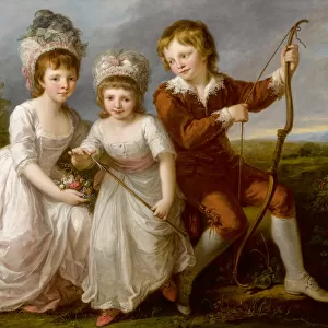 Portrait of Lady Georgiana Spencer, Henrietta Spencer and George Viscount Althorp, c