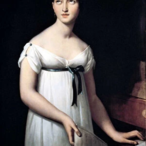 Portrait of the opera singer Giuditta Pasta (1798-1865), nee Negri, ca 1821