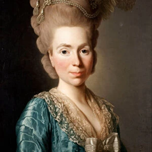 Portrait of Princess Natalya Petrovna Galitzine (1741-1837), 1777. Artist: Roslin, Alexander (1718-1793)