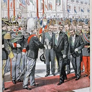 The President of the Republic of France in Rome, 1904