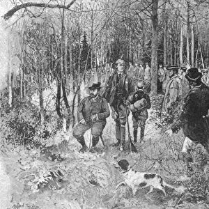The Prince of Wales Pheasant-Shooting at Sandringham, 1893, (1901). Creator: Unknown