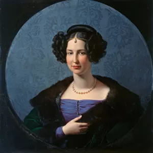 Princess Luise of Anhalt-Bernburg (1799-1882), c. 1840. Artist: Schadow, Friedrich Wilhelm, von (1788-1862)