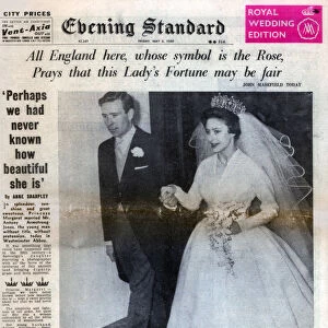 Princess Margaret marries Antony Armstrong-Jones, 6 May 1960