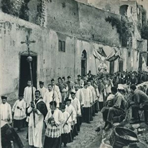 Procession, Capri, Italy, 1927. Artist: Eugen Poppel