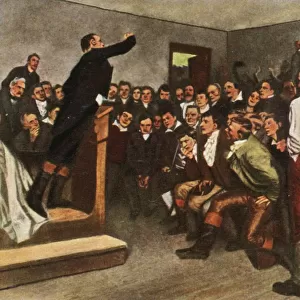 Professor Steffens rouses his audience to fight for freedom, 8 February 1813, (1936)