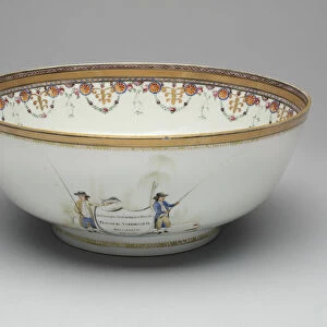 Punch Bowl, 1790. Creator: Unknown