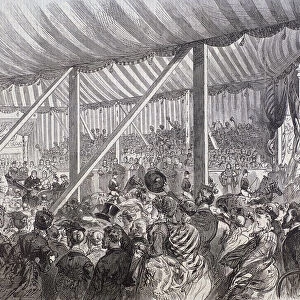 Queen Victoria Opening Blackfriars Bridge, London, 1869