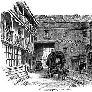 The Queens Head Inn, Southwark, London, 1887