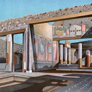 Remains of the house of the banker Lucius Caecilius Iucundus, Pompeii, (1902)