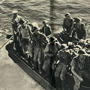 Return of a landing party of Royal Marines, World War II, c1939-c1943 (1944). Creator: Unknown