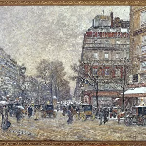Richelieu-Drouot crossroads, 1902. Creator: Frederic Houbron