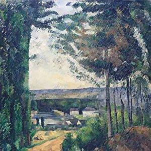 Road leading to the lake. Artist: Cezanne, Paul (1839-1906)