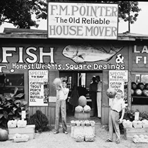 Roadside stand near Birmingham, Alabama, 1936. Creator: Walker Evans