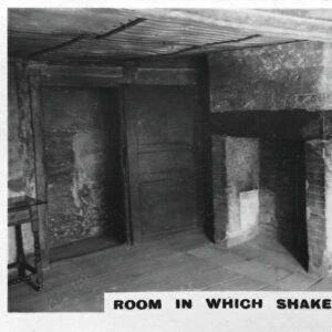 Room in which Shakespeare was born, (c1920s)