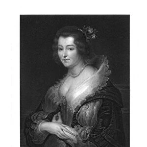 Rubens Second Wife, (mid-late 18th century). Creator: Francesco Bartolozzi