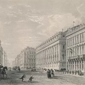 Rue du Chapeau Rouge, Bordeaux, mid 19th century. Creator: Henry Adlard